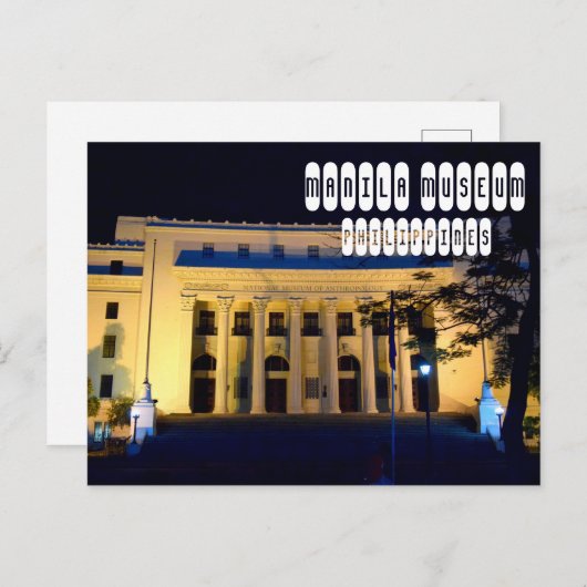 Manila Museum Briefkaart (Voorkant / Achterkant)