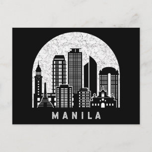 Manila National Capital Region Skyline Briefkaart