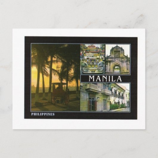 MANILA PHILIPINES BRIEFKAART (Voorkant)