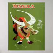 Manila philipines vintage poster (Voorkant)