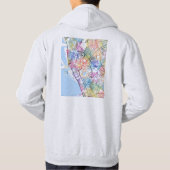  Manila Philippines City Map Hoodie (Achterkant)