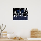 Manila PHILIPPINES Poster (Keuken)