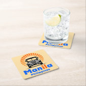 Manila Philippines Southeast Asia Kartonnen Onderzetters (Insitu)