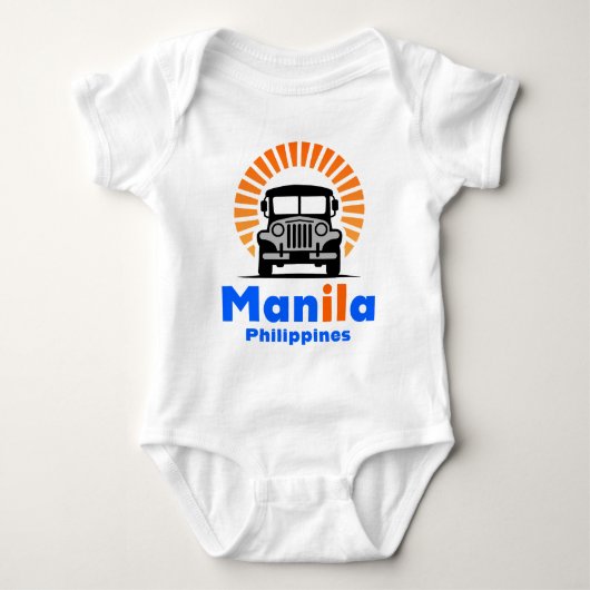 Manila Philippines Southeast Asia Romper (Voorkant)