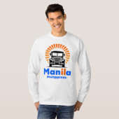 Manila Philippines Southeast Asia T-shirt (Voorkant volledig)