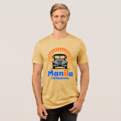 Manila Philippines Southeast Asia Tri-Blend Shirt (Voorkant volledig)