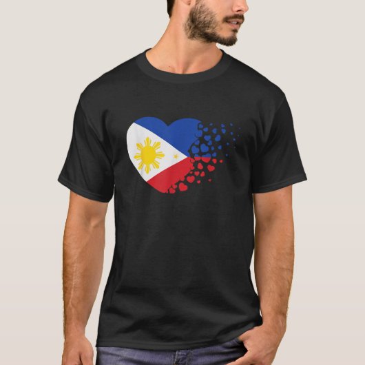 Manila Pinoy Pride Valentijnsdag Gift Filipijnen T-shirt (Voorkant)