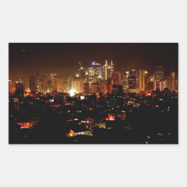 Manila Rechthoekige Sticker