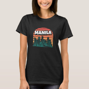 Manila Retro Filipijnen  Filipijns Travelin T-shirt