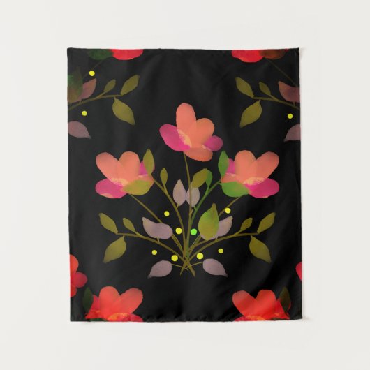 Manila Shawl Style Floral Wandkleed (Voorkant)