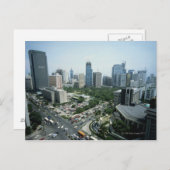 Manila Skyline Briefkaart (Voorkant / Achterkant)