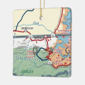 Manila UT Map Keramisch Ornament (Links)