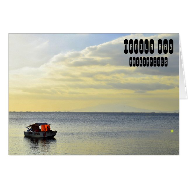 Manilla Bay op de Filipijnen (Voorkant Horizontaal)