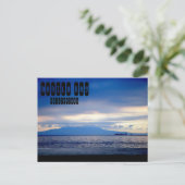 Manilla Bay op de Filipijnen Briefkaart (Staand voorkant)