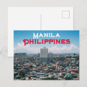 Manilla, Filipijnen Briefkaart (Voorkant / Achterkant)