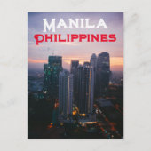 Manilla, Filipijnen Briefkaart (Voorkant)