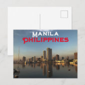 Manilla, Filipijnen Briefkaart (Voorkant / Achterkant)
