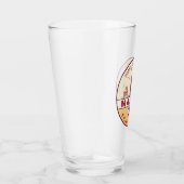 Manilla Filipijnen City Skyline Emblem Glas (Rechts)