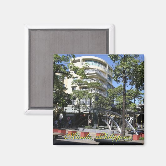 Manilla, Filipijnen magneet (Voorkant / Achterkant)