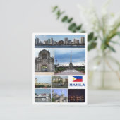 Manilla - Filipijnen - Mosaic - Briefkaart (Staand voorkant)