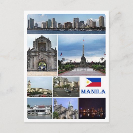 Manilla - Filipijnen - Mosaic - Briefkaart (Voorkant)