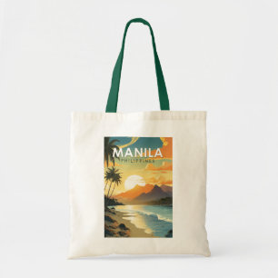 Manilla Filipijnen Reizen Kunst Vintage Tote Bag