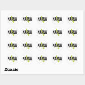 Manilla, Filipijnen Ronde Sticker (Vel)