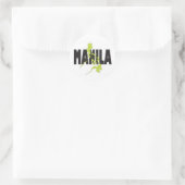 Manilla, Filipijnen Ronde Sticker (Tas)