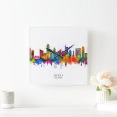 Manilla Filipijnen Skyline Vierkante Klok (Huis)