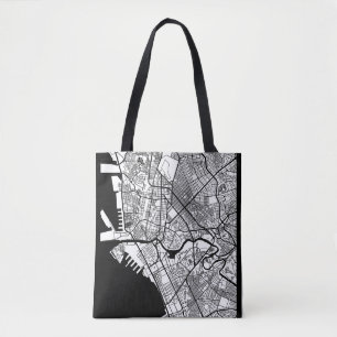 Manilla Filipijnen Stad Kaart Tote Bag