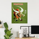 Manilla filipijnen vintage poster (Thuiskantoor)