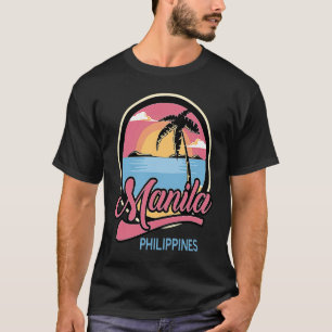 Manilla Filipijns Retro Pinoy Zomer Filipijnen Vin T-shirt