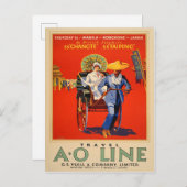  Manilla Hong Kong Japan Australië Reis Briefkaart (Voorkant / Achterkant)