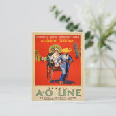  Manilla Hong Kong Japan Australië Reis Briefkaart (Staand voorkant)