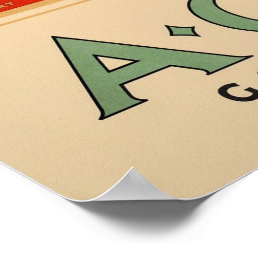  Manilla Hong Kong Japan Australië Reis Poster (Hoek)