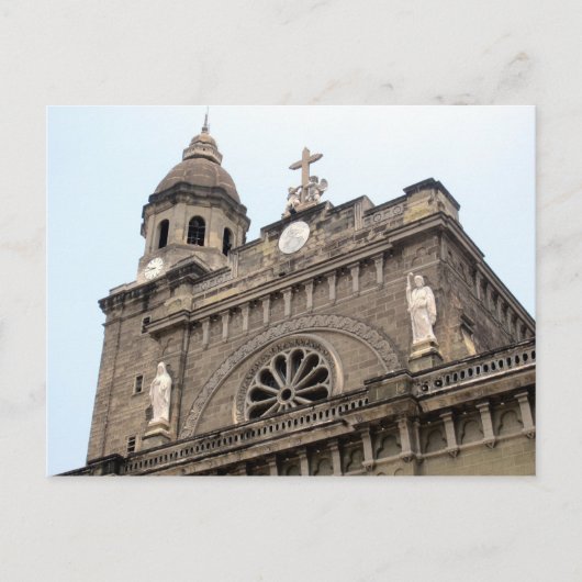 manillair kathedraal briefkaart (Voorkant)