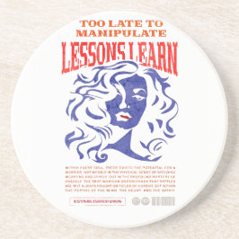 MANIPULATE LESSONS LEARN SANDSTONE COASTER ZANDSTEEN ONDERZETTER