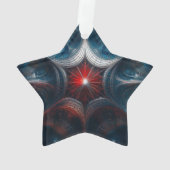 Manipulatie van Mandelbrot met Starburst Center Ornament (achterkant)