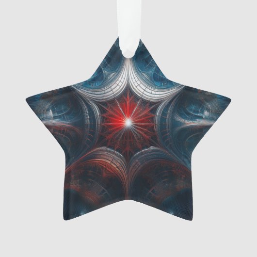 Manipulatie van Mandelbrot met Starburst Center Ornament (voorkant)