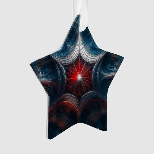 Manipulatie van Mandelbrot met Starburst Center Ornament (voorkant)