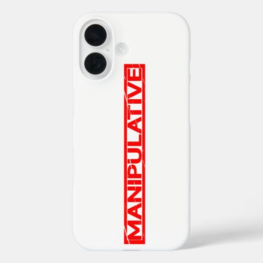 Manipulatieve stempel Case-Mate iPhone case (Achterkant)