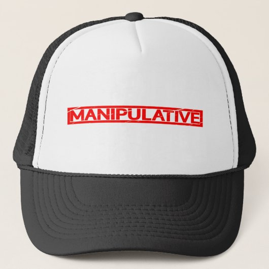 Manipulatieve stempel trucker pet (Voorkant)