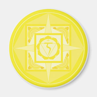 Manipura Chakra Mandala (Solarplexus Chakra) Magneet