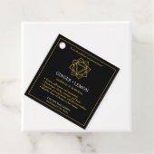 Manipura Solar Plexus Chakra Candle Label  (In situ)