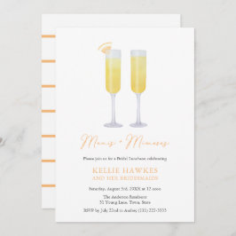 Manis en Mimosas Bridal Party Viering Kaart