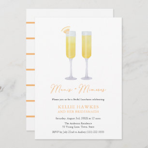Manis en Mimosas Bridal Party Viering Kaart