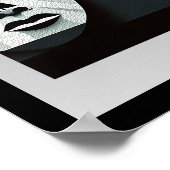 Manische depressie afdrukken, waarde Poster papier (Hoek)