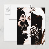 Manische depressie briefkaart (Voorkant / Achterkant)