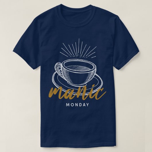 Manische maandag t-shirt (Design voorkant)