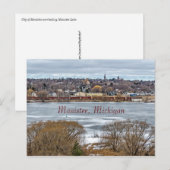 Manistee - Een kleine stad op het Michiganmeer Briefkaart (Voorkant / Achterkant)